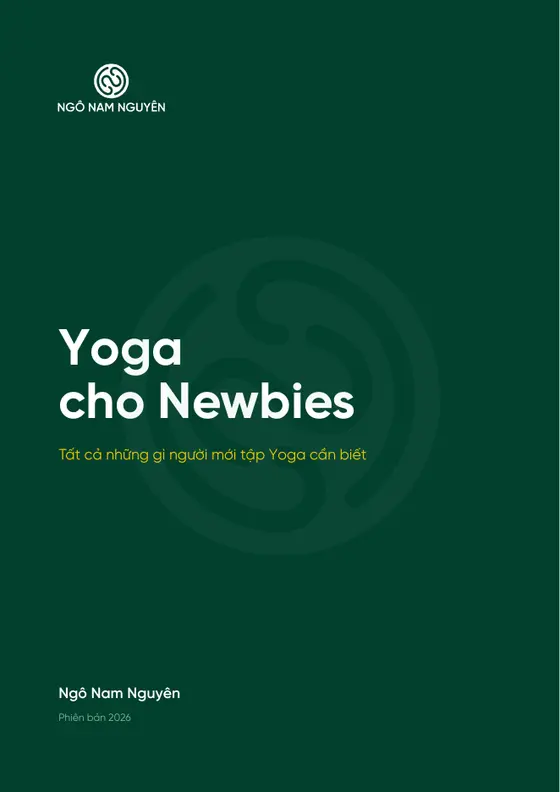 Bìa sách Yoga cho Newbies, Ngô Nam Nguyên, phiên bản 2026
