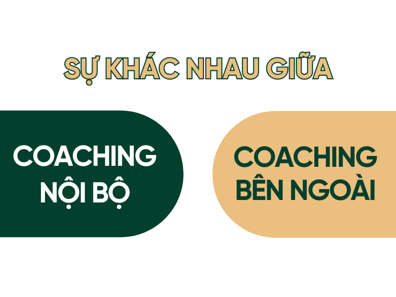 Phân biệt Coaching nội bộ và Coaching bên ngoài